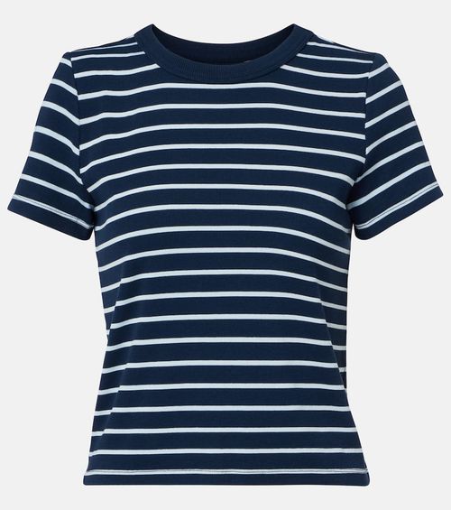 Brenda striped cotton-blend T-shirt