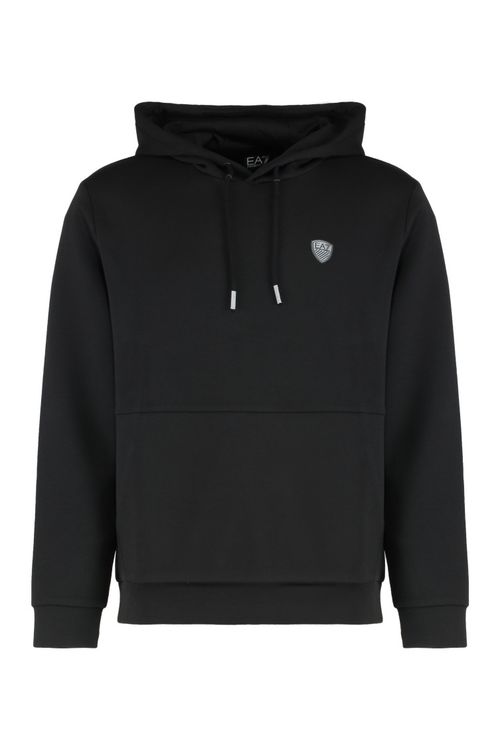 Black Technical fabric hoodie