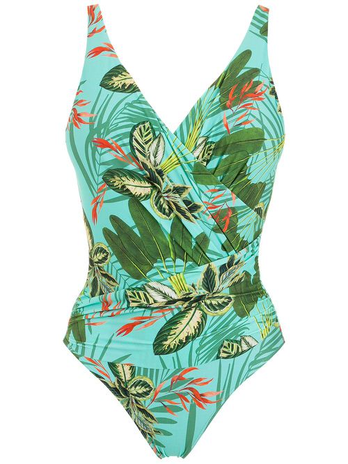 Maisa tropical print swimsuit - Green
