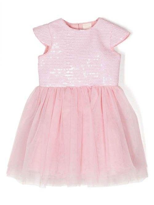 Belle sequin-embellished dress - Pink