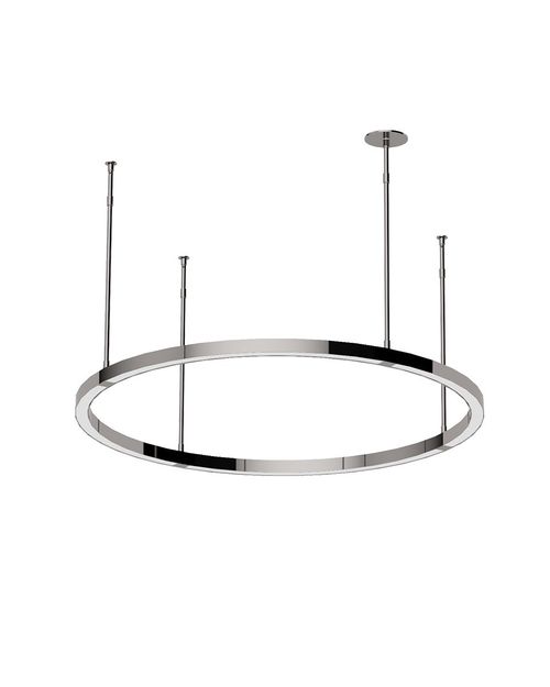 Polished Stainless Steel LED Chandelier from the Stagger Collection