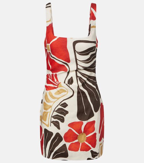 Julietta floral linen minidress