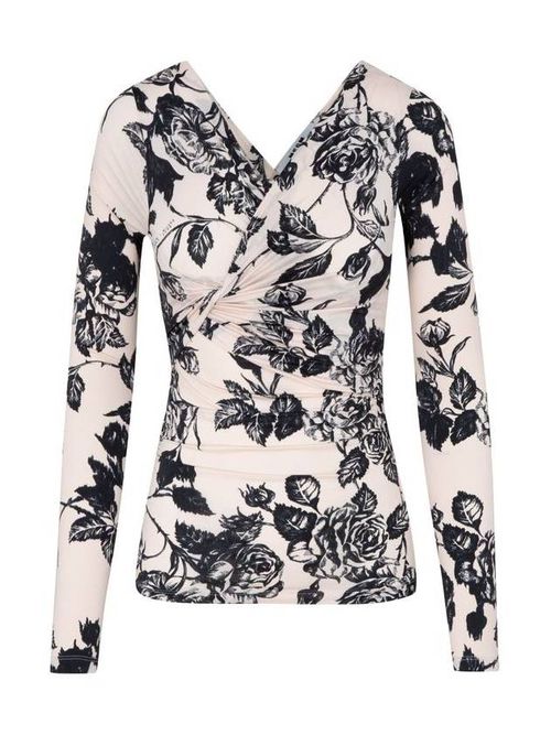 Floral-print top - Pink