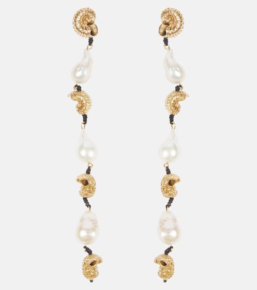 Alémais Reverie drop earrings with pearls