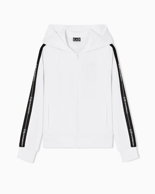 Logo Series cotton-jersey hooded sweatshirt
