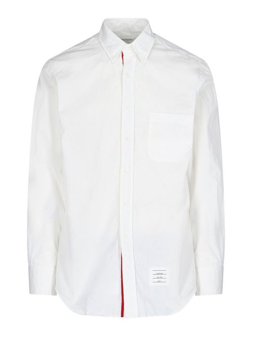 Signature grosgrain placket shirt