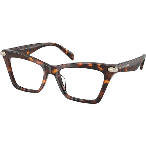 Michael Kors Mujer Michael Kors MK4185BU JAMAICA 4031 Monturas ópticas Acetato Tortuga Transparente Cat Eye Norma