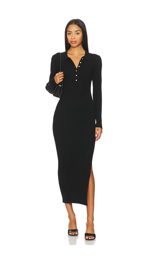 Generation Love Bobby Rib Knit Dress in Black. L also in XS, S