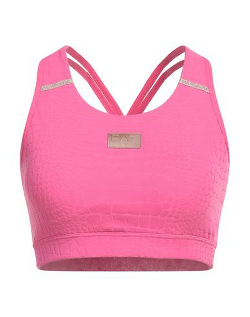 Ea7 Woman Top Fuchsia Size XXL Polyamide, Elastane
