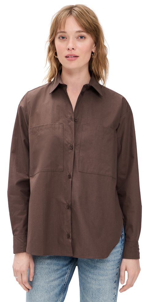 Teddy Buttondown Brown