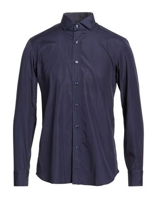 Man Shirt Navy Size 15 ½ Cotton
