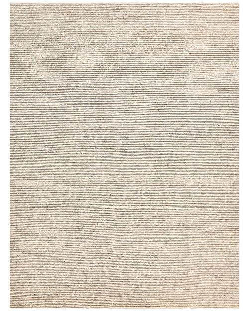 Kaza Hand-Knotted New Zealand Wool Light SilverIvory Area Rug