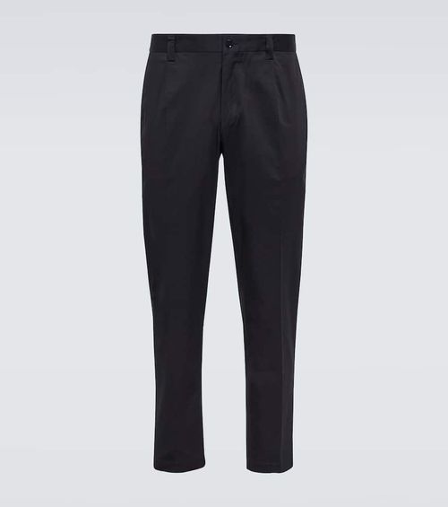 Cotton-blend suit pants