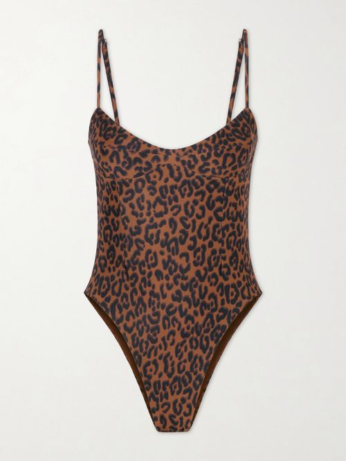 Monica Leopard-print Swimsuit - Animal Print