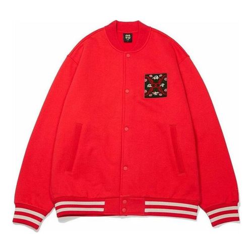 Rijindoujin Graphic Baseball Jacket 'Red'