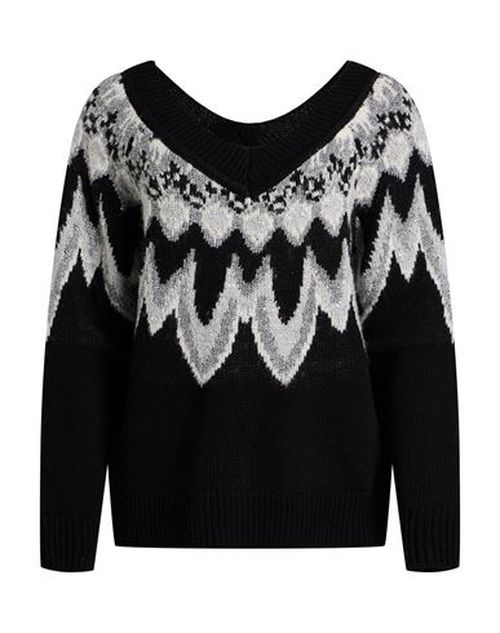 Woman Sweater Black Size 6 Viscose, PBT