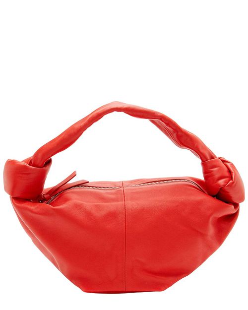 Red Calfskin Double Knot Mini Bag (Authentic Pre-Loved)