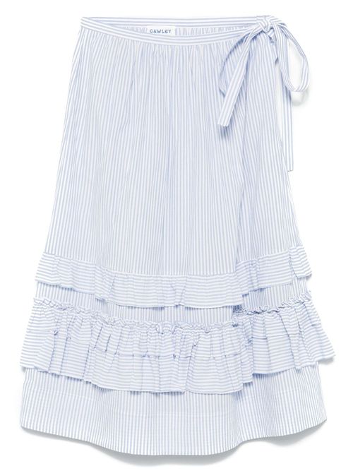 Cawley Studio Betsy midi skirt - White