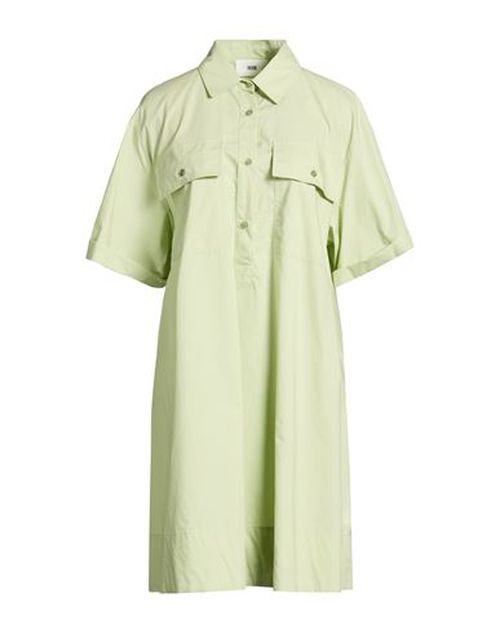 Woman Mini dress Light green Size 8 Cotton