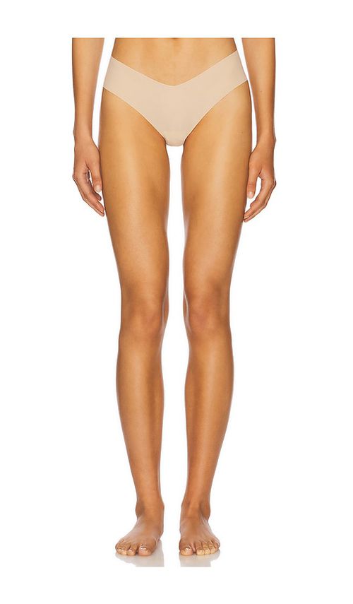 Commando Invisible Rib Thong in Nude