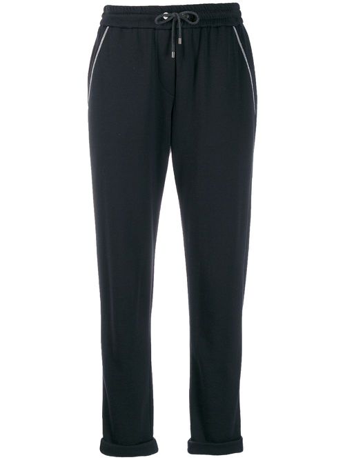Jersey tapered sweatpants - Blue