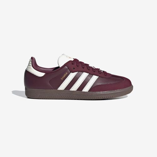Adidas Women's Samba OG - maroon/off white/GUM 3 - unisex
