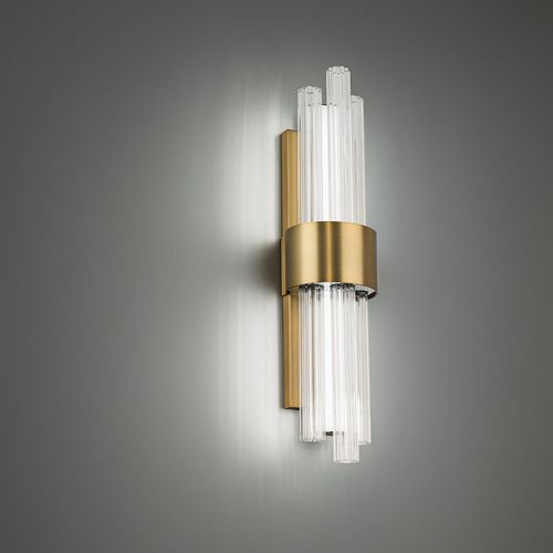 Modern Forms Luzerne Bathroom Vanity Light in Aged Bra