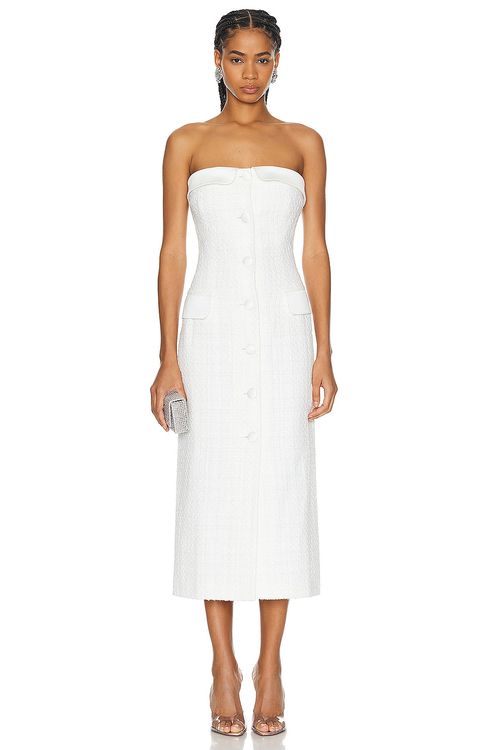 MARIANNA SENCHINA Diana Dress in White - White.  M also in
