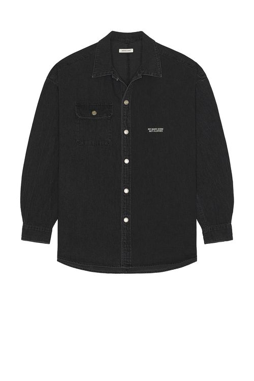 Undercover Long Sleeve Shirt in Charcoal - Black.  4 also in