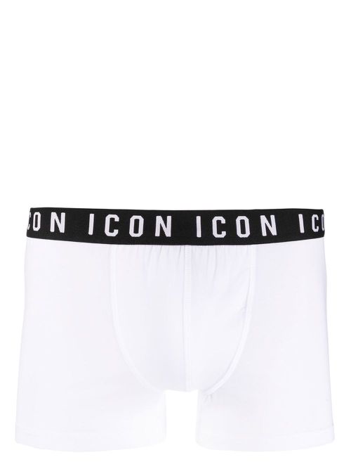 Icon logo-waistband briefs - White