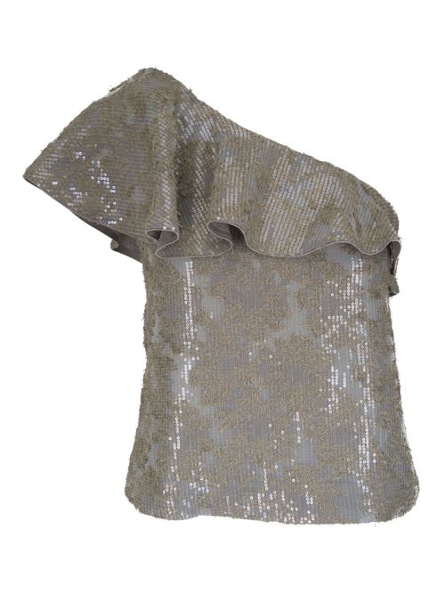 Dorothee Schumacher one-shoulder top - Grey