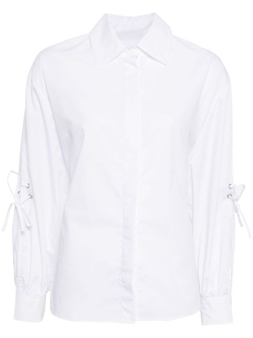Sugar lace-up shirt - White