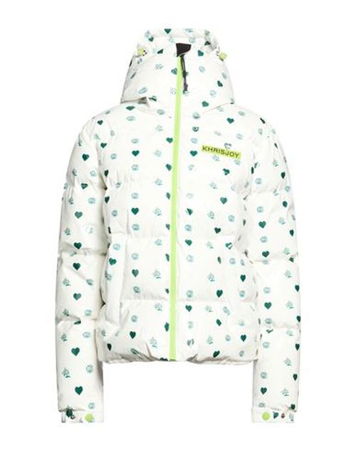Woman Puffer White Size 0 Polyurethane, Polyester