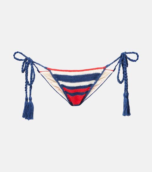 Gabrielle crochet cotton bikini bottoms