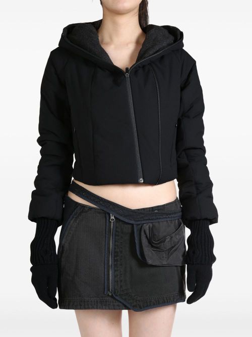 Cropped jacket - Black