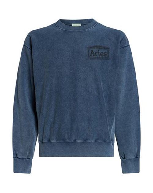 Man Sweatshirt Slate blue Size L Cotton