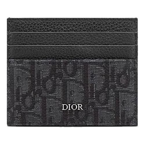 Card Holder 'Black Oblique Jacquard'