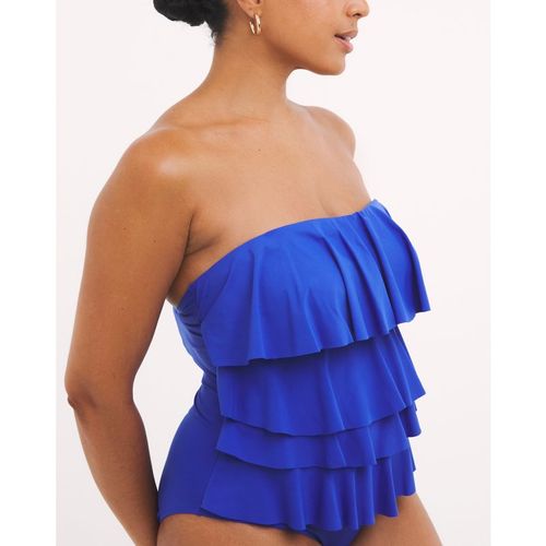 MAGISCULPT Bandeau Ruffle Swimsuit