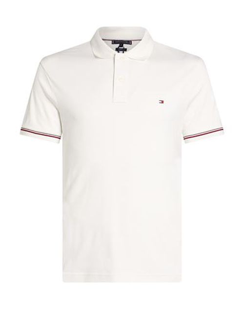 Man Polo shirt White Size L Cotton