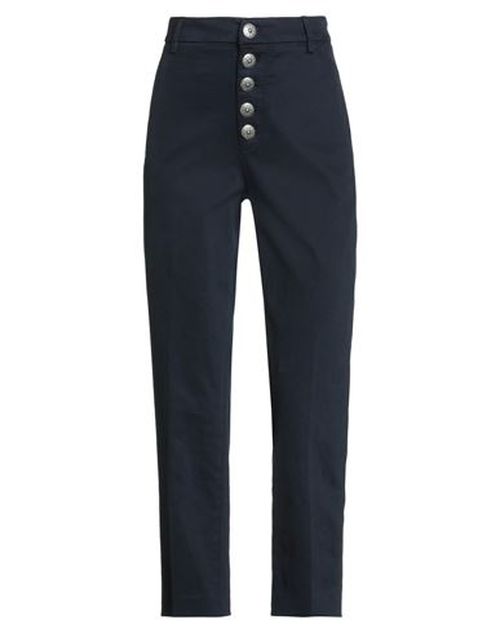 Dondup Woman Pants Midnight blue Size 25 Cotton, Elastane