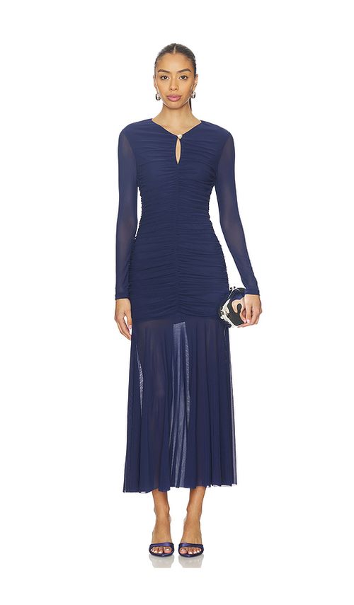 ASTR the Label Yasmine Dress in Navy. L. Also in XS