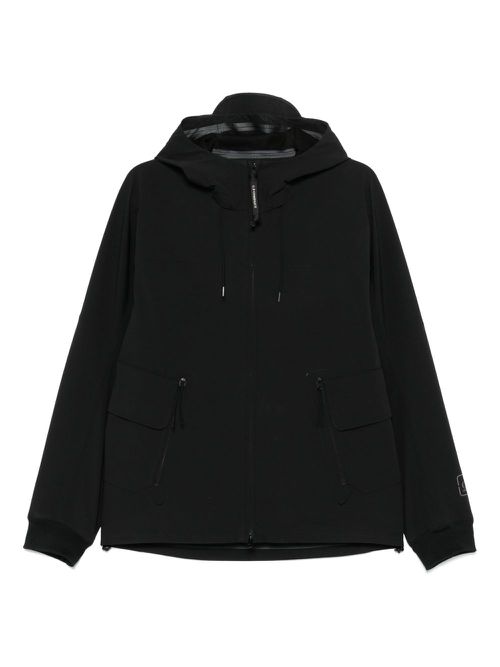 Hooded zip-fastening jacket - Black
