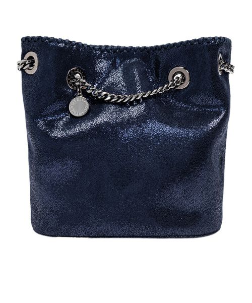Chain-strapped tote bag