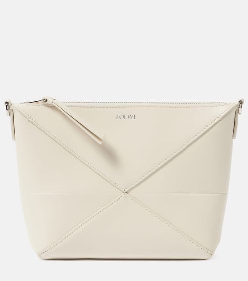 Puzzle Fold leather shoulder bag