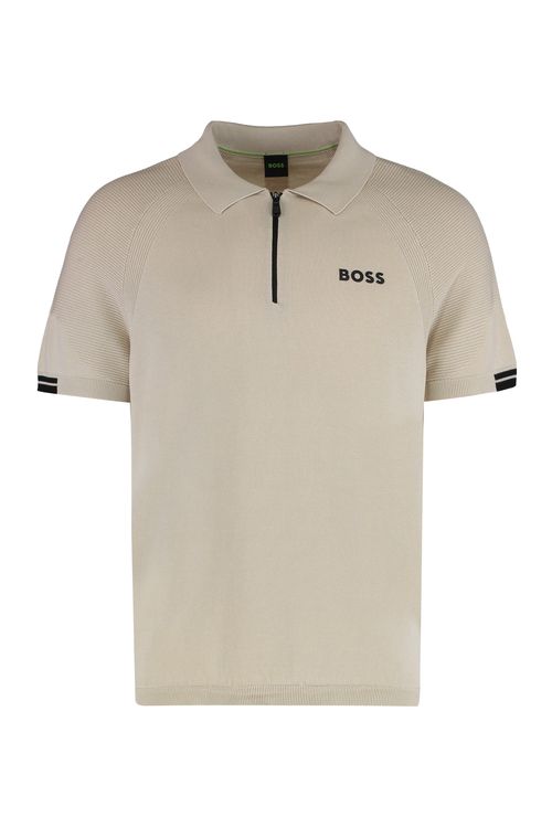 Performance Polo Shirt with Zip Closure