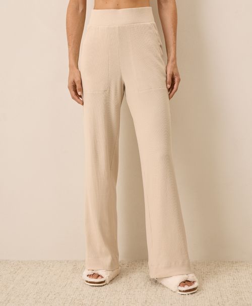 Women's Sandshell Easy Rib Wide Leg Lounge Pant