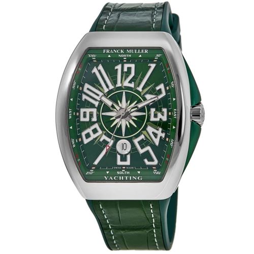 Vanguard Yachting Steel Green Dial Men's Watch V 45 SC DT YACHTING AC (VR)
