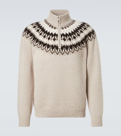 Mr Saint Gervais half-zip sweater