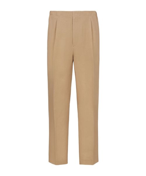 Beige canvas trousers
