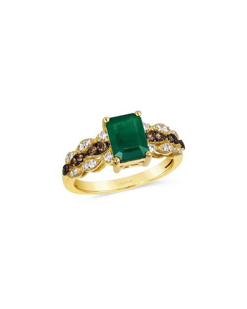 Costa Smeralda Emeralds™ 14K 1.56 Ct. Tw. Diamond & Emerald Ring